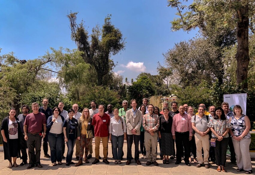 Group photo of World Land Trust partners at their 2020 symposium in Guatemala.