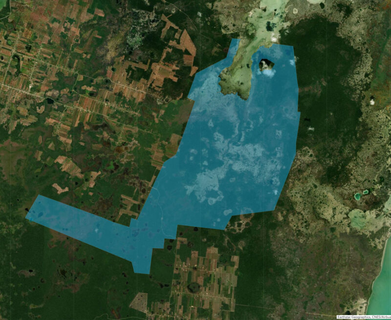 North-eastern Biological Corridor shapefile map