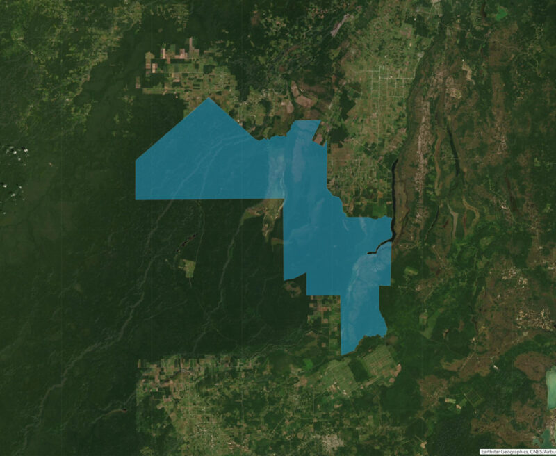 Rio Bravo shapefile map