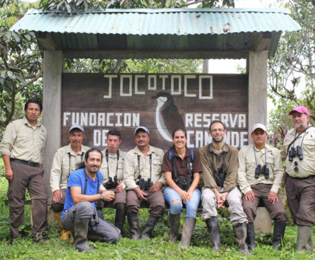 Fundación Jocotoco team at Canande reserve