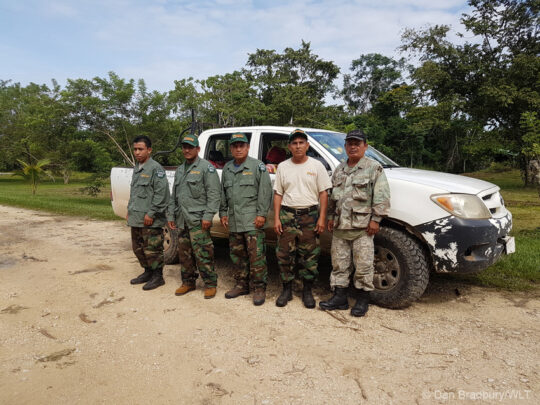 Programme fro Belize rangers at the Hill Bank Field Station ©Dan Bradbury/WLT Programme fro Belize rangers at the Hill Bank Field Station ©Dan Bradbury/WLT